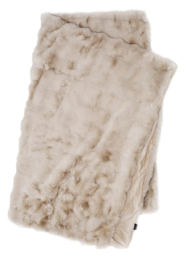 Skinnwille Misty torkkupeitto beige 140x220 - tekstiilit Spazio