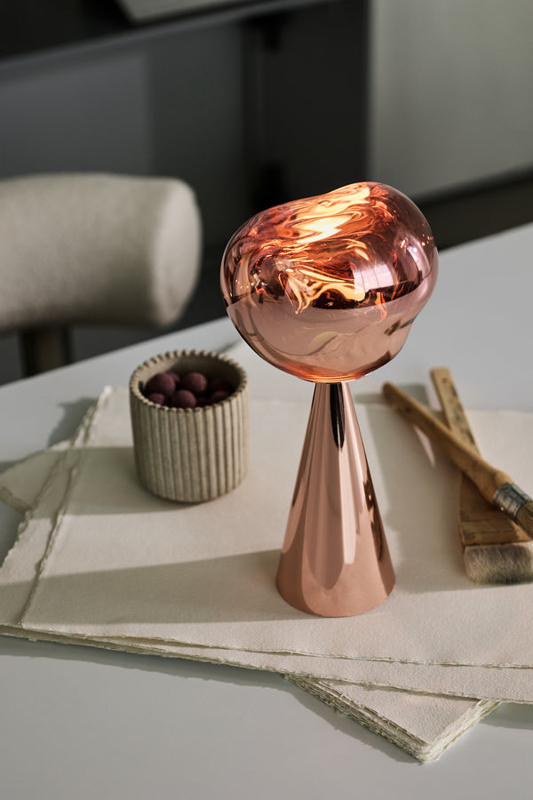 Tom Dixon Melt Ladattava Pöytävalaisin Kupari - Valaisimet Spazio