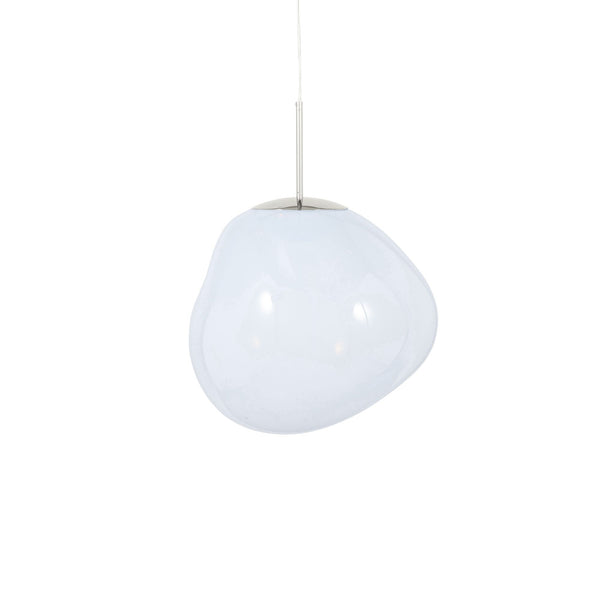 Tom Dixon Melt Opal Led Riippuvalaisin Hopea - Kattovalaisimet Spazio