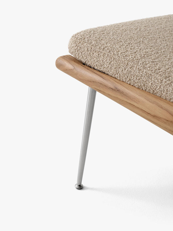 &Tradition Boomerang HM1 nojatuoli tammi, teräs, beige - tuolit Spazio
