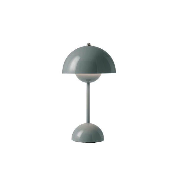 &Tradition, Flowerpot VP9 ladattava pöytävalaisin, stone blue Pöytävalaisimet