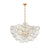 Visual Comfort Talia Large Chandelier riippuvalaisin messinki - valaisimet Spazio