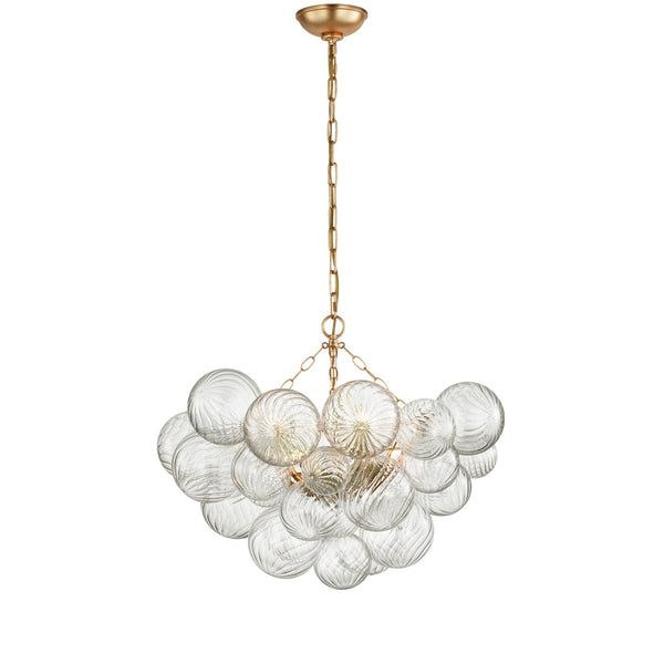 Visual Comfort Talia Medium Chandelier riippuvalaisin messinki - Valaisimet Spazio
