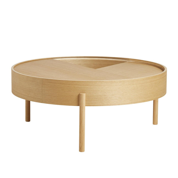 Woud, Arc sohvapöytä, 89 cm, öljytty tammi