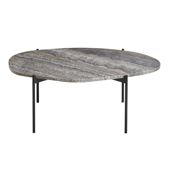 Woud La Terra Occasional table sohvapöytä travertiini luonnonkivi harmaa, pöydät - Spazio