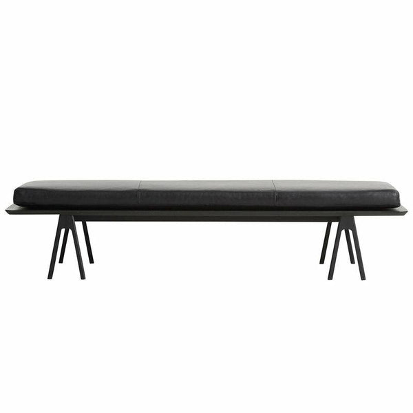 Woud, Level daybed, musta tammi/musta nahka Sohvat Woud