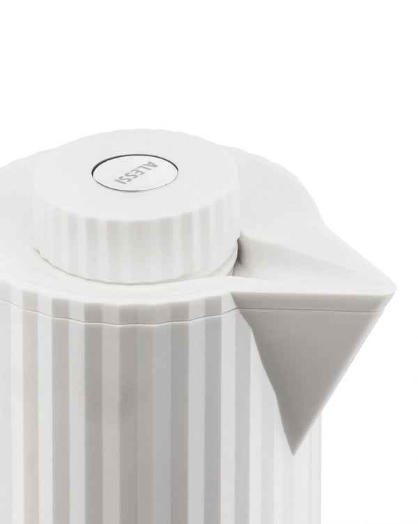 Alessi Plisse termoskannu, valkoinen - kahvi- ja teekannut Spazio