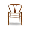 Carl Hansen & Son CH24 Wishbone tuoli lakattu pähkinä natural paperinaru - tuolit Spazio