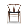 Carl Hansen & Son CH24 Wishbone tuoli öljytty pähkinä musta paperinaru - tuolit Spazio