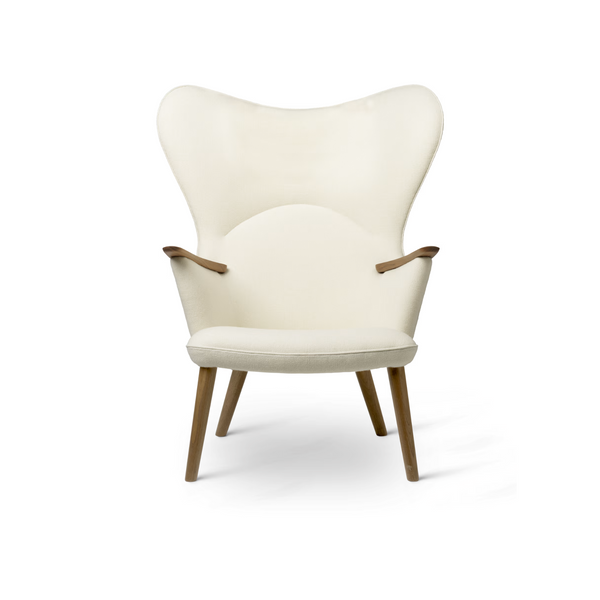 Carl Hansen & Søn, CH78 Mama Bear nojatuoli, öljytty pähkinä, hallingdal65 - Tuolit Spazio