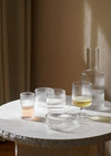 Ferm Living Ripple lasit 4 kpl - kattaus ja tarjoilu Spazio