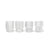 Ferm Living Ripple lasit 4 kpl - kattaus ja tarjoilu Spazio