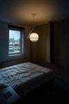 Foscarini Tonda riippuvalaisin, valkoinen - kattovalaisimet Spazio