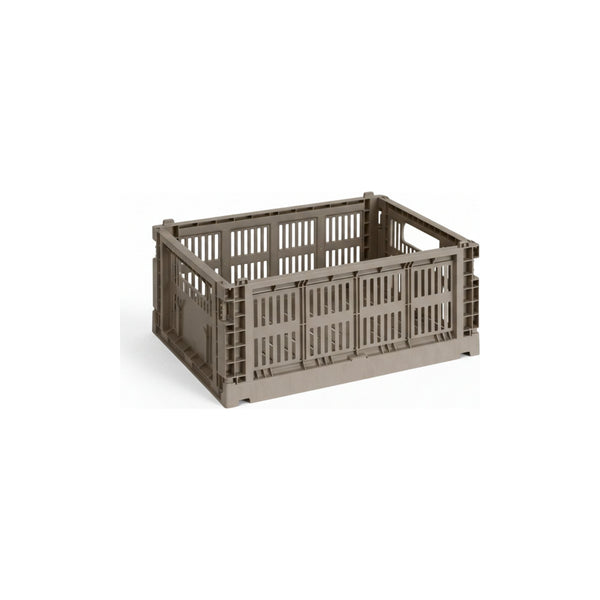Hay Color Crate kori M, warm grey - Piensäilytys Spazio