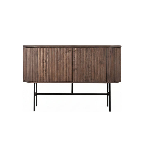 Kristensen & Kristensen Velvet senkki 139 cm, korkea, mokka saarni - Senkit ja lipastot Spazio