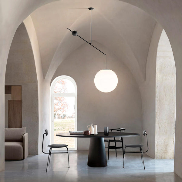 Luceplan Malamata Riippuvalaisin iso musta - Design valaisimet Spazio