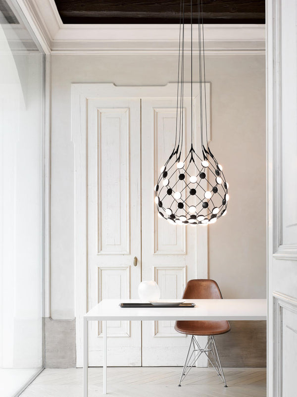 Luceplan Mesh riippuvalaisin 55 cm - valaisimet Spazio