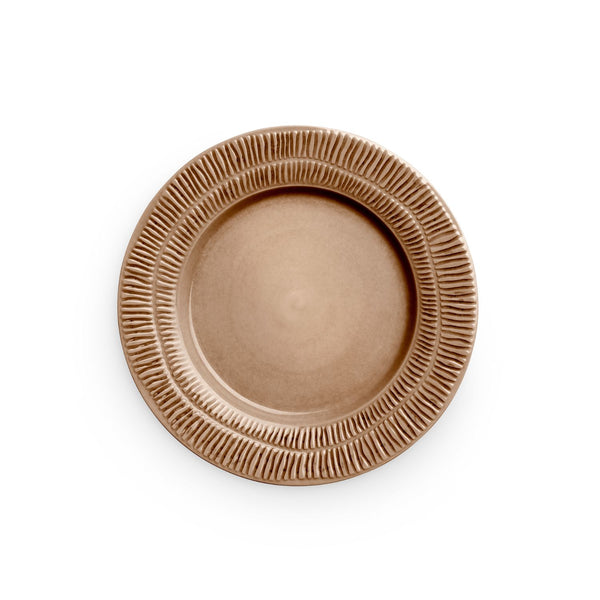 Mateus Stripes lautanen 28cm, cinnamon - Kattaus ja tarjoilu Spazio