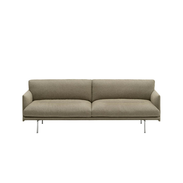 Muuto Outline sohva 3-istuttava, kangas Clay 15 - sohvat Spazio