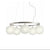 Muuto Rime Chandelier riippuvalaisin, harmaa - kattovalaisimet Spazio