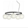 Muuto Rime Chandelier riippuvalaisin, musta - kattovalaisimet Spazio