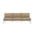 Muuto Settle sohva, 3 istuttava, Ribbed Weave 5/Taupe - terassisohvat Spazio