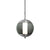 Rubn Monroe 1 riippuvalaisin, steel/smoke - kattovalaisimet Spazio