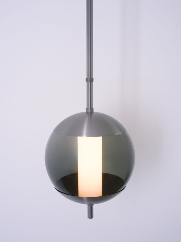 Rubn Monroe 1 riippuvalaisin, steel/smoke - kattovalaisimet Spazio
