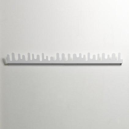 Design House Stockholm, Wave seinänaulakko, 2-pack, valkoinen Naulakot Design House Stockholm