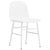 Normann Copenhagen, Form tuoli, valkoinen teräs/valkoinen Tuolit Normann Copenhagen