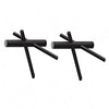 Normann Copenhagen, Sticks koukut 2 kpl, musta Naulakot Normann Copenhagen