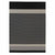 Woodnotes, Panorama matto, musta-vaaleanharmaa, 140 x 200, ommeltu reuna & pohjaus, tilaustuote Woodnotes
