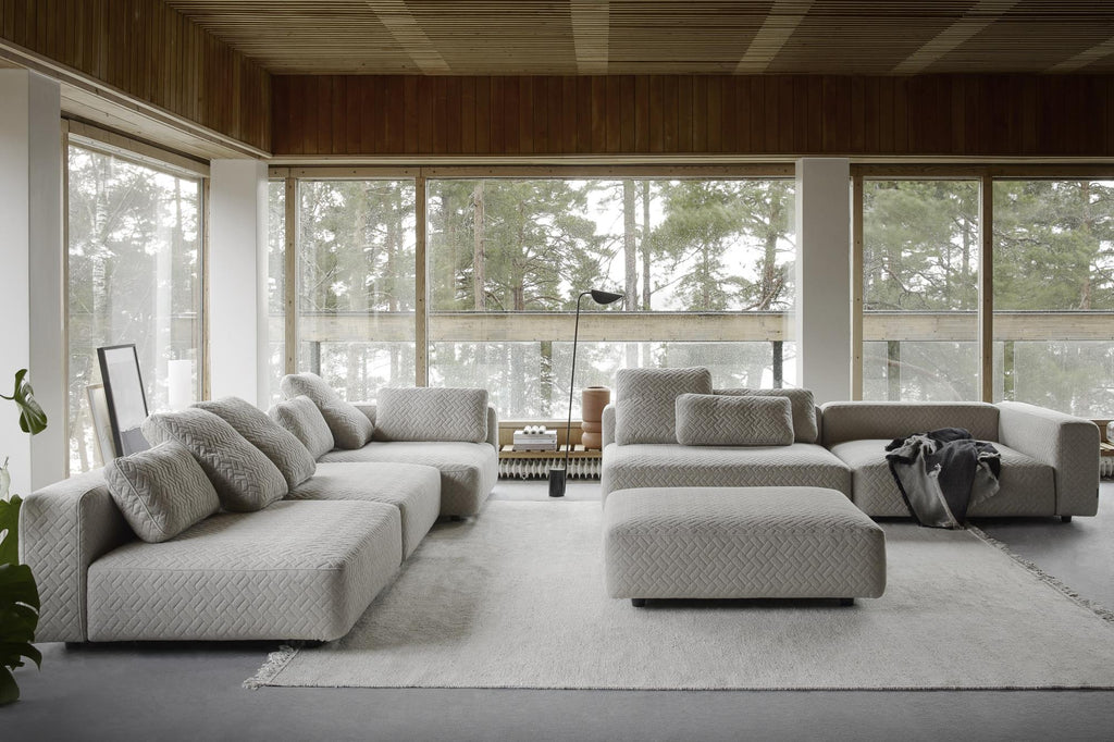 Interface, Toast sohvaryhmä, moduulisohva, olohuoneen sisustus Mid-Century Modern