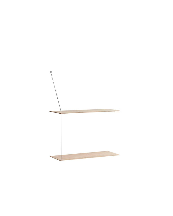 Stedge 2.0 seinähylly, 60 cm, tammi - Spazio