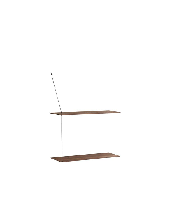Stedge 2.0 seinähylly, 60 cm, savutammi - Spazio