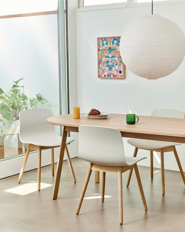 AAC 12 tuoli ruokapöydän tuoli lakattu tammi valkoinen - chair dining chair lacquered oakwhite