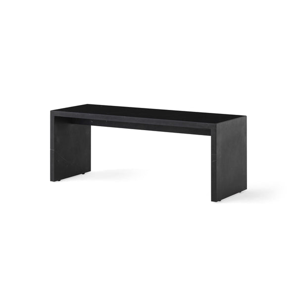 Audo Copenhagen Plinth Bridge sohvapöytä musta marmori