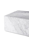 Audo Copenhagen Plinth Low sohvapöytä valkoinen marmori