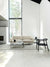 Adea, Plateau sohvapöytä, 90x90, valkoinen marmori, Sohvapöydät Spazio