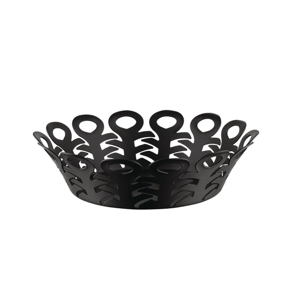 Alessi Vimini BM21/21 musta kulho - kattaus ja tarjoilu Spazio