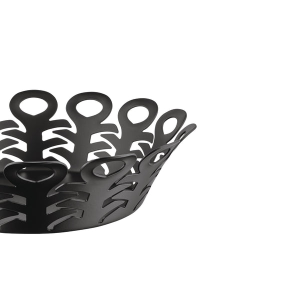 Alessi Vimini BM21/21 musta kulho - kattaus ja tarjoilu Spazio