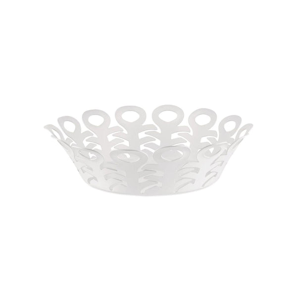 Alessi Vimini BM21/21 valkoinen kulho - kattaus ja tarjoilu Spazio