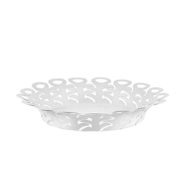 Alessi Vimini BM21/25 valkoinen kulho - kattaus ja tarjoilu Spazio