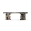 Audo Copenhagen Androgyne lounge-table sohvapöytä Grey Galaxy -marmori - sohvapöydät Spazio 