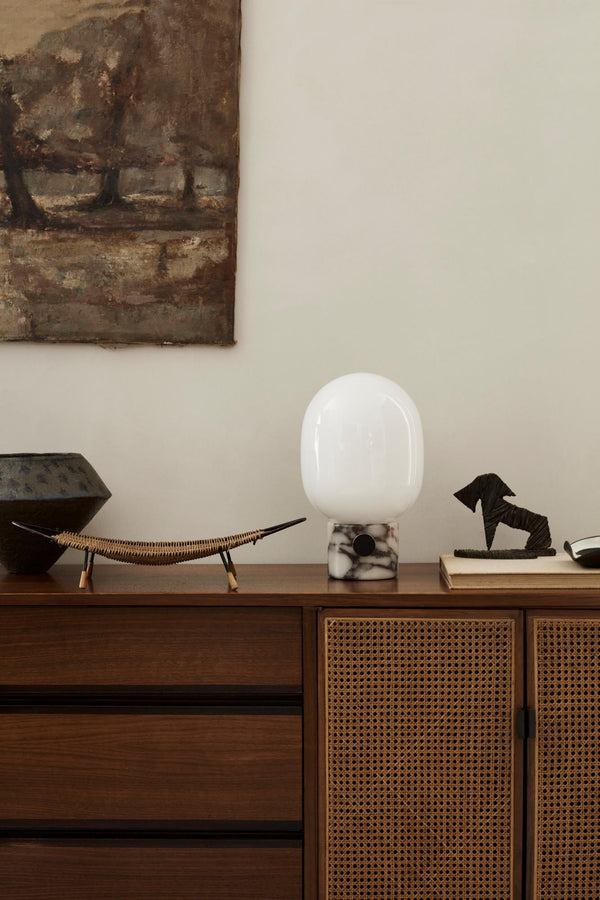 JWDA pöytävalaisin, iso H32 cm, marmori