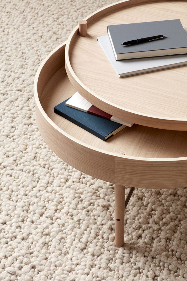 Audo Copenhagen Turning table sohvapöytä, pyöreä, sohvapöydät - Spazio