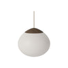Bolia Acorn riippuvalaisin mattaopaalilasi varjostin ruskea tammi D41 cm - valaisimet Spazio