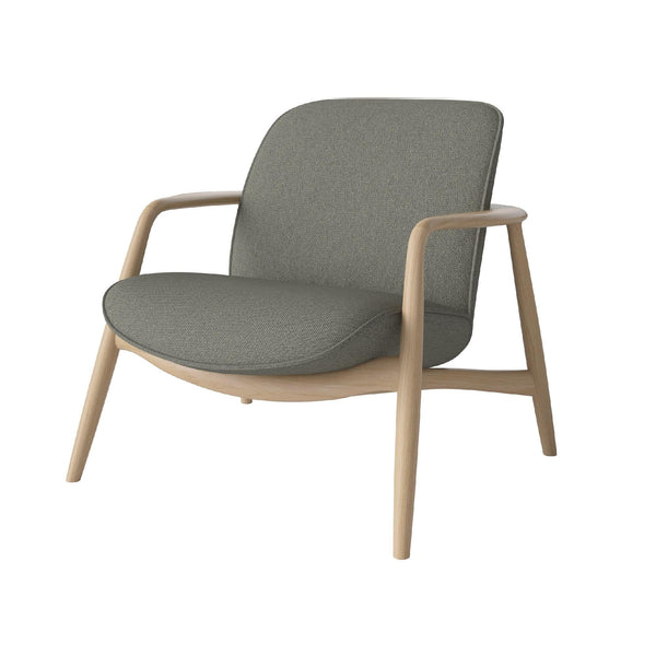 Bolia Bowie nojatuoli mid-Century-modern-sisustus, valkopigmentoitu tammi, - nojatuolit Spazio