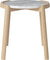 Bolia Mix Sivupöytä 46 cm valkokäsitelty tammi marmori, sohvapöydät