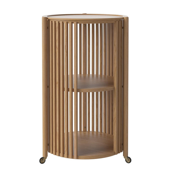 Bolia Story baaripöytä sivupöytä pyöreä öljytty tammi, pöydät Spazio